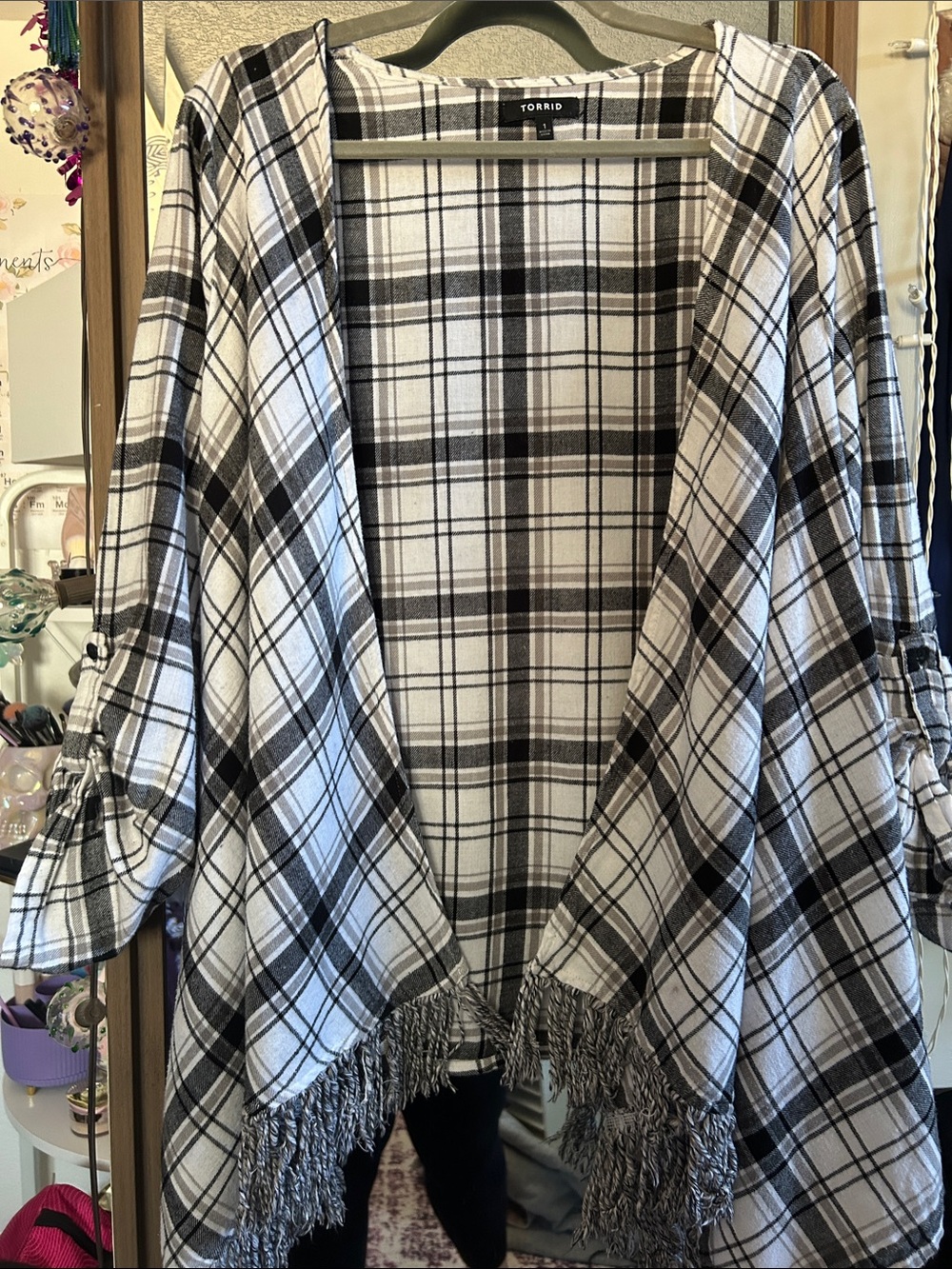 TORRID flannel Cardigan